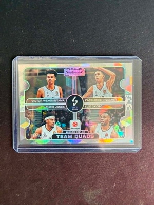 Wembanyama Risacher Jones Okobo 2025-26 Contenders Euroleague Team Quads new
