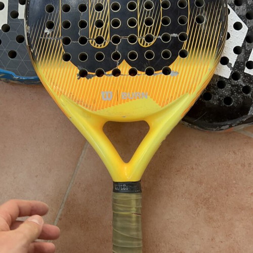Padel rackets used, pack of 8, Adidas Wilson Tretorn