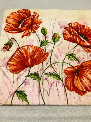 Χαρτοπετσέτα decoupage καινούργια, 33 x 33 εκ.
