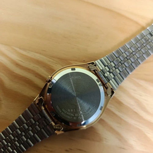 Seiko 5 Automatic Gold Tone Men's Watch used