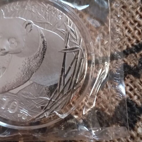 Chinese Panda Silver Coins 8 x 1 Troy Ounce Uncirculated