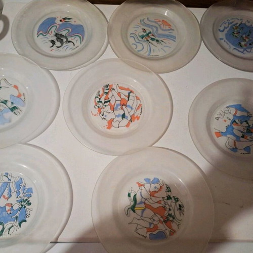 Dimitris Mytaras Collectible Dessert Plates Set of 8 new