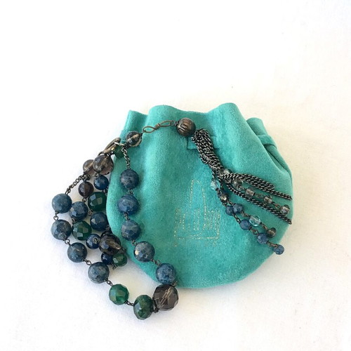 Donatella Pellini Milano Vintage Bracelet with Natural Semi-Precious Stones like new