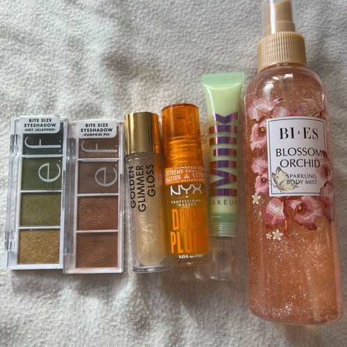 Natasha Denona Nyx Milk Elf makeup set used