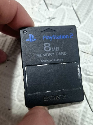 PlayStation 2 Memory Card used