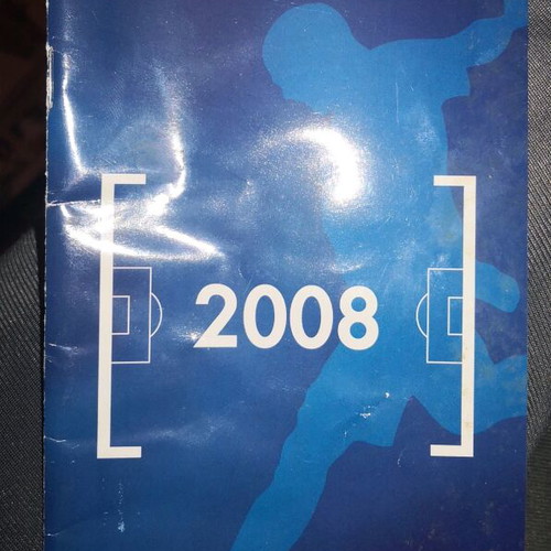 Euro 2008 Football Championship mini booklet Nitro like new