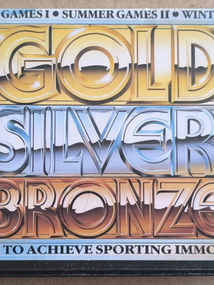 Gold, Silver, Bronze Amstrad Disk used with Summer Games I, II and Winter Games