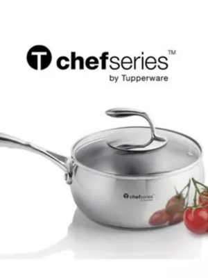 Chef Series Tupperware 1L Pot with Lid new