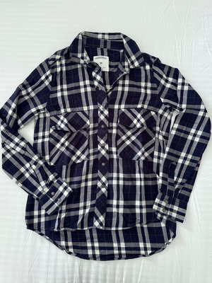 Риза Zara синя каре размер Medium нова, неизползвана