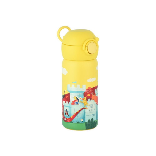 Wonder Bottle Save the Aegean stainless steel kids bottle Dragon thermos with straw 350ml