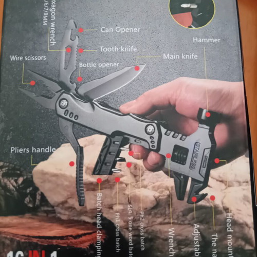 Steel multitool 16 tools in 1 new
