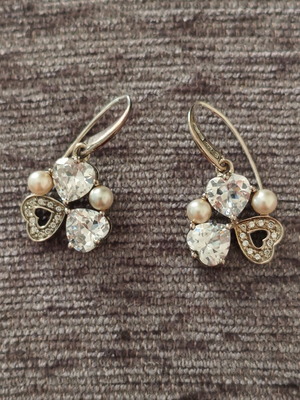Folli Follie silver earrings with semi-precious stones