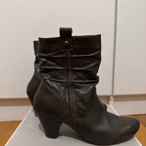 Boxer brown leather cowboy boots used, size 37