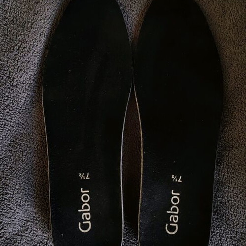 Gabor boots like new, leather, size 41, black