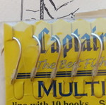 Captain Hook multi hook with 10 hooks, size No.2, 0.40mm line