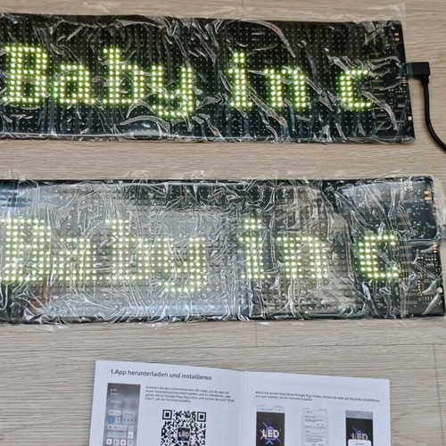 LED Matrix Panels Devil Eye New, 2 pcs, programmable with app and remote