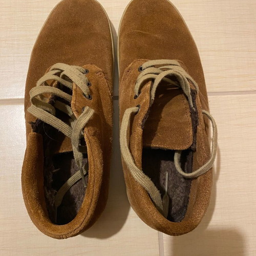 Vans men's shoes brown like new, size 40.5