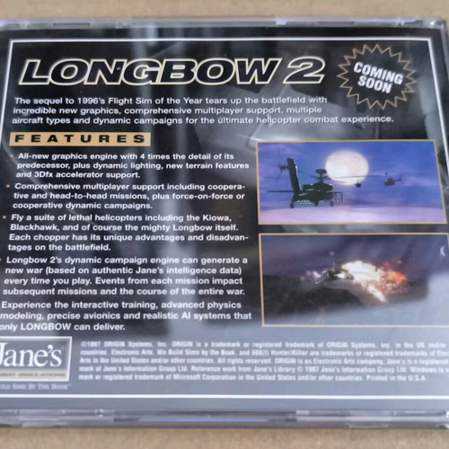 Jane's Combat Simulations 688(I) Hunter/Killer PC CD-ROM like new