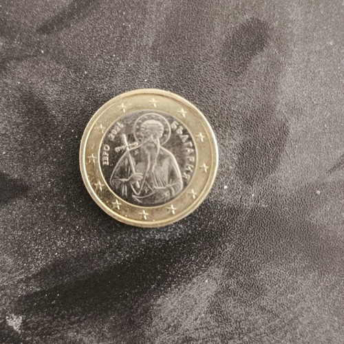 1€ Coin from Bulgaria New with Saint John of Riga