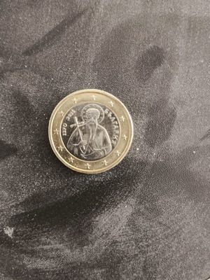 1€ Coin from Bulgaria New with Saint John of Riga