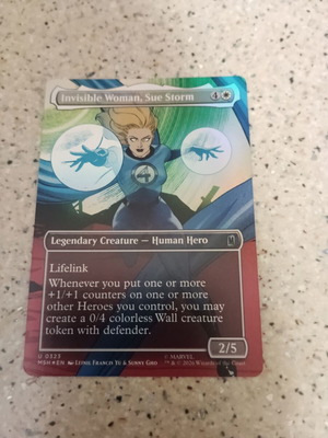 Magic the Gathering Invisible Woman, Sue Storm κάρτα foil
