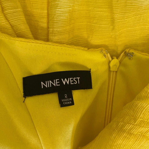 Nine West dress yellow small like new