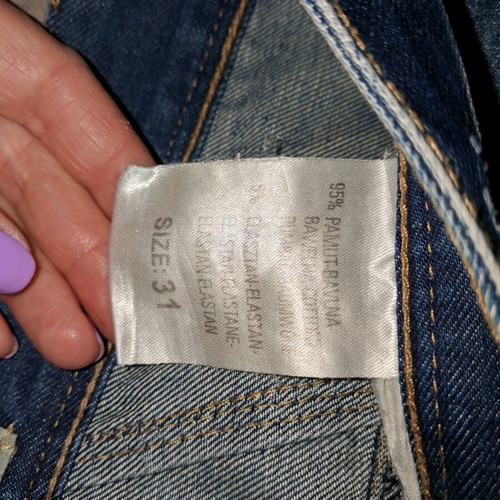 M. Sara modern mid-rise jeans like new, size 38 blue