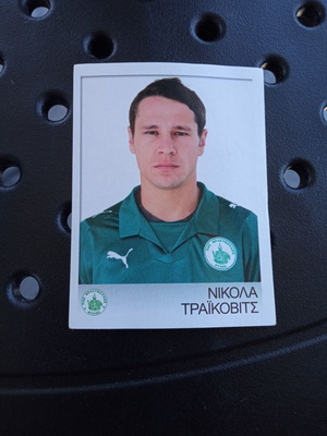 Panini Superleague Greece 2008-2009 Sticker No124 Nikola Traikovic new