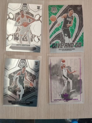 Panini NBA Victor Wembanyama basketball cards set