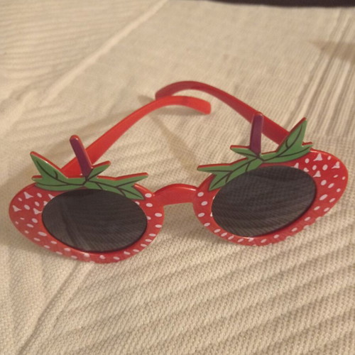 Sunglasses new, pack of 2 with strawberries and watermelons