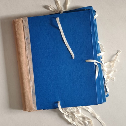 File folders blue pack of seven with ties new