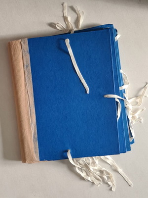 File folders blue pack of seven with ties new