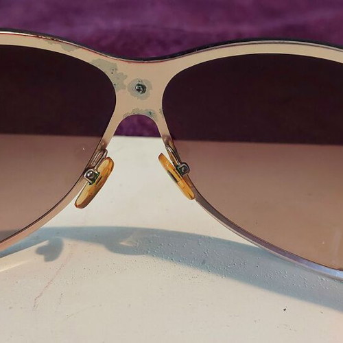 Toi&Moi sunglasses mask style, black and brown