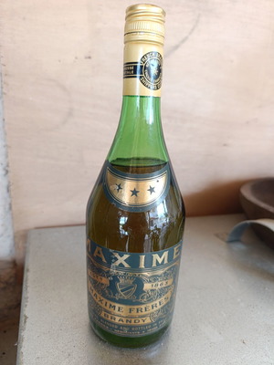Vintage Maxime Frères French Brandy 1983 sealed 0.7L, like new