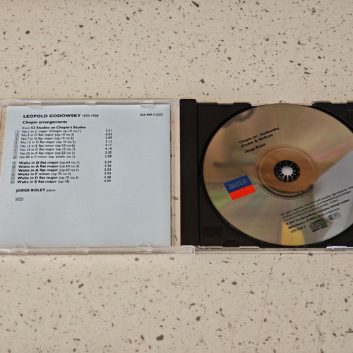 Chopin Godowsky Etudes and Waltzes CD
