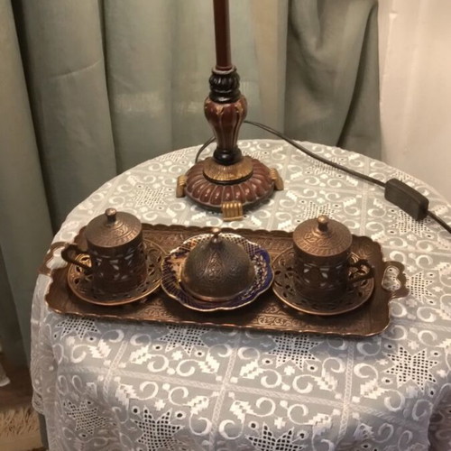 Coffee set Ottoman style copper like new