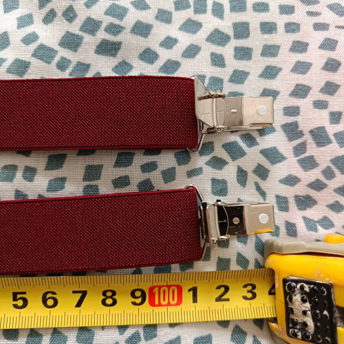 Victoria suspenders new burgundy adjustable 1.15 meters