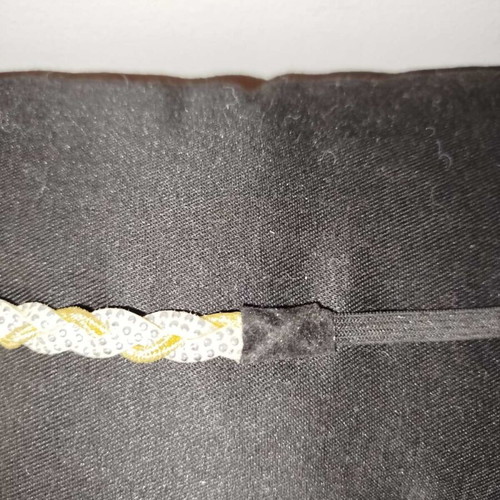 Hair ribbon used, narrow braid shape with elastic band