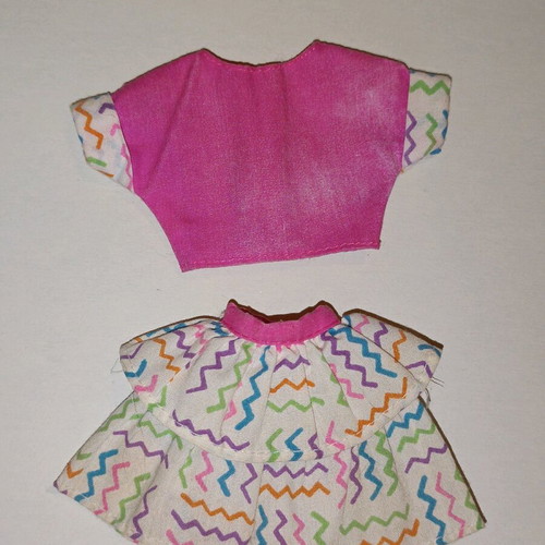Barbie Easy Living Fashion clothing set used, blouse and skirt