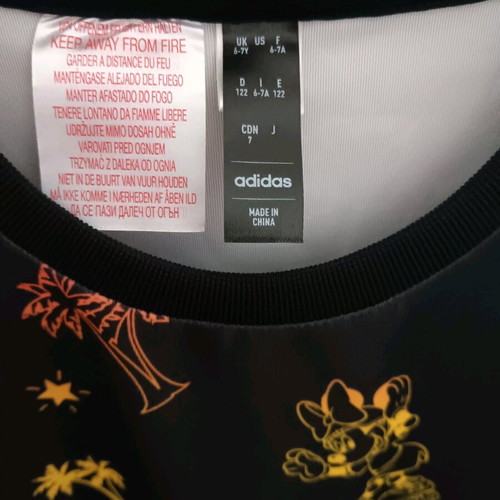 Adidas Disney T-shirt new, multicolor, size 7 years