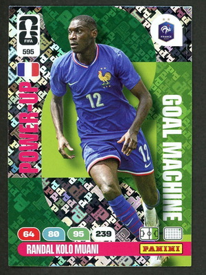 2026 Panini World Cup Adrenalyn XL #595 Kolo Muani Power Up pack like new