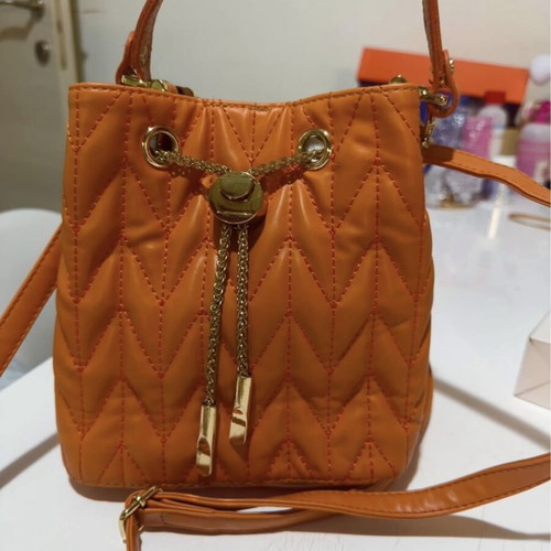 Small bag A To Z Greek new, orange
