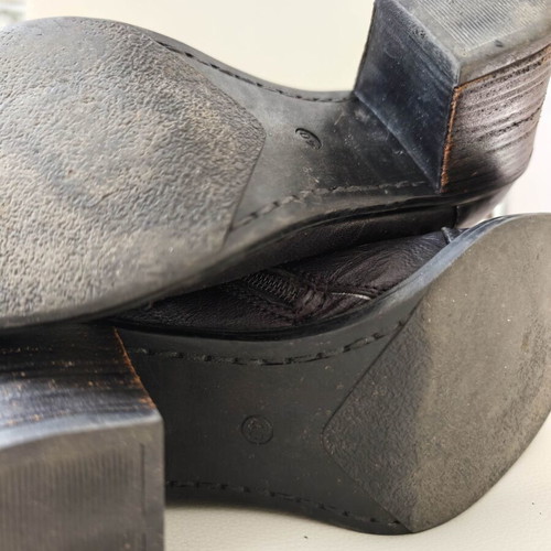 Pesaro Italian leather boots, insole 25cm, size 39.5