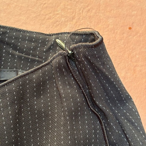 MNG black asymmetric skirt like new with small pattern size M