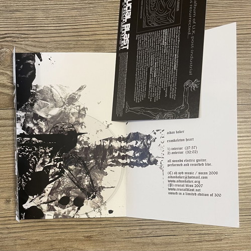 Aidan Baker Exoskeleton Heart CD-R new, metal