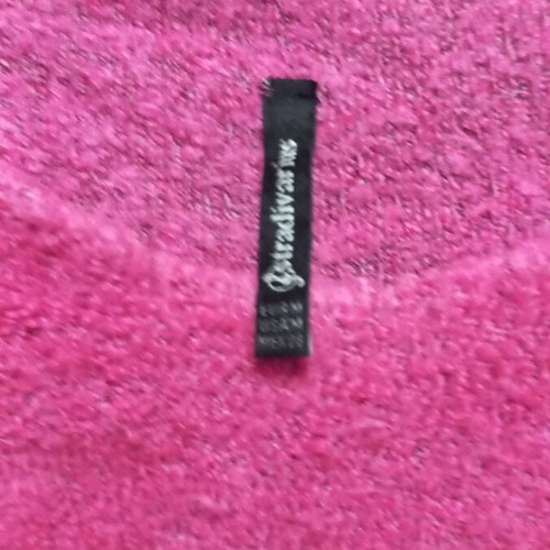 Stradivarius knitted blouse dress like new, pink, size 36