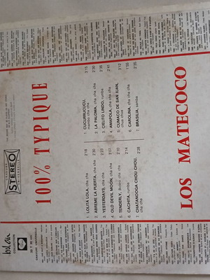 Los Matecoco vinyl record used