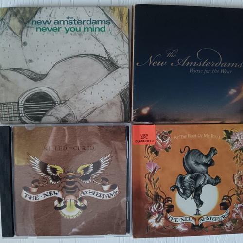 The New Amsterdams 4 studio albums CD like new, rock