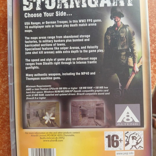 Sturmgart PC game used, without manual