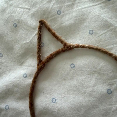 Claire's headband with kitty ears like new